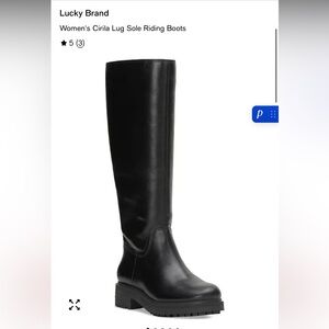 Lucky Brand Cirila Lug Sole Riding Boots